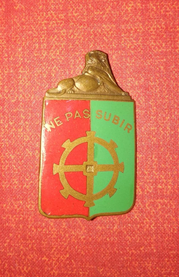 Insigne 14éme Division d’Infanterie CHOBILLON 1945 indo/algé