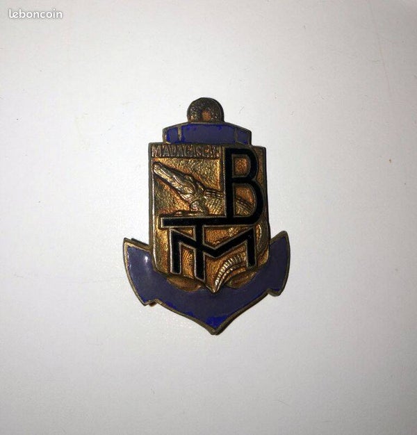 Insigne "Bataillon de Tirailleurs Malgaches" 1946-1953