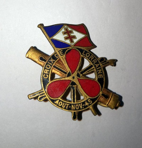insigne marine Frégate CROIX DE LORRAINE courtois