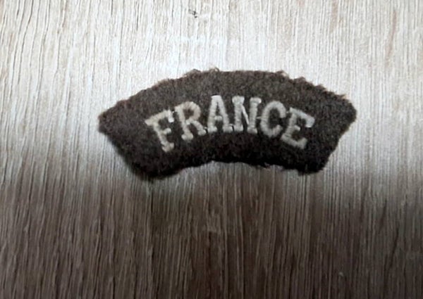 INSIGNE D'EPAULE TISSU TITLE FRANCE LIBRE  -FFL SAS FAFL FNFL  WW2 ORIGINAL