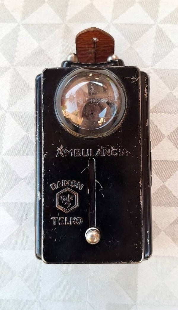 Lampe poche allemande ww2 DAIMON Telko AMBULANCIA médic/ luftschutz
