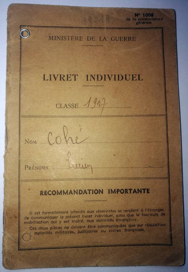 Livret militaire 6éme Régiment de Tirailleurs Marocains classe 1947