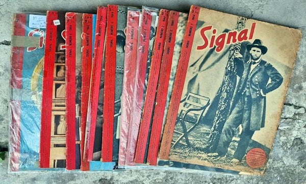 lot de 11 magazines signal Edition française année 1944