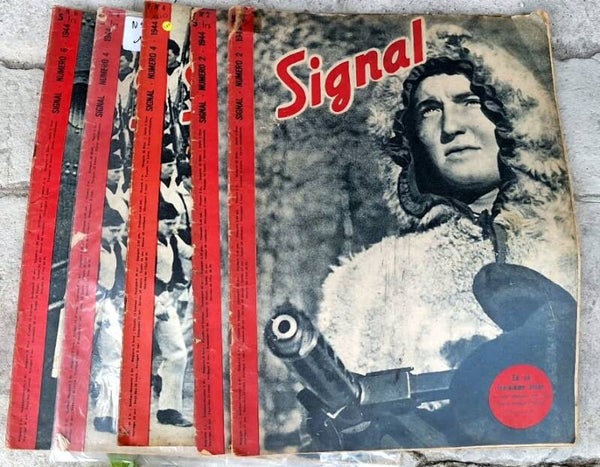 lot 5 magazines signal français 1944