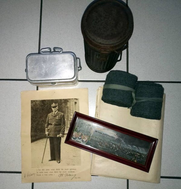 Petit lot militaria français/allemand ww2 + divers
