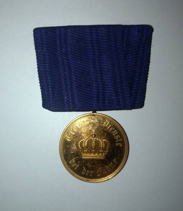 Médaille allemande 2éme classe 1913 pour 12 ans de services militaire ww1