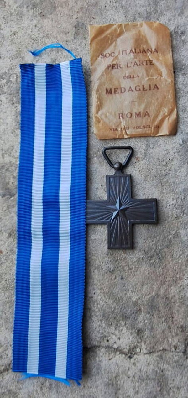 Médaille croix du mérite de guerre italienne ww1