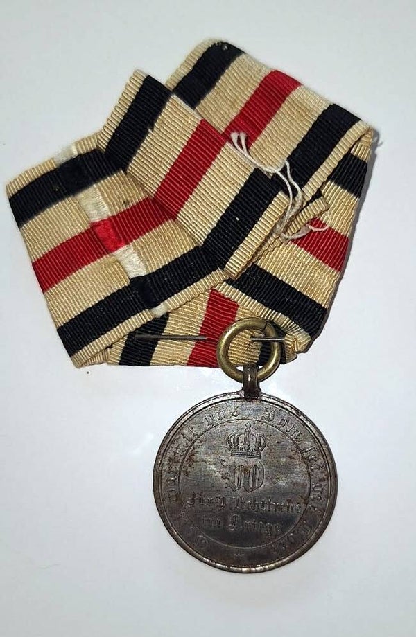 médaille prussienne commémorative guerre 1870/71 pour non combattant