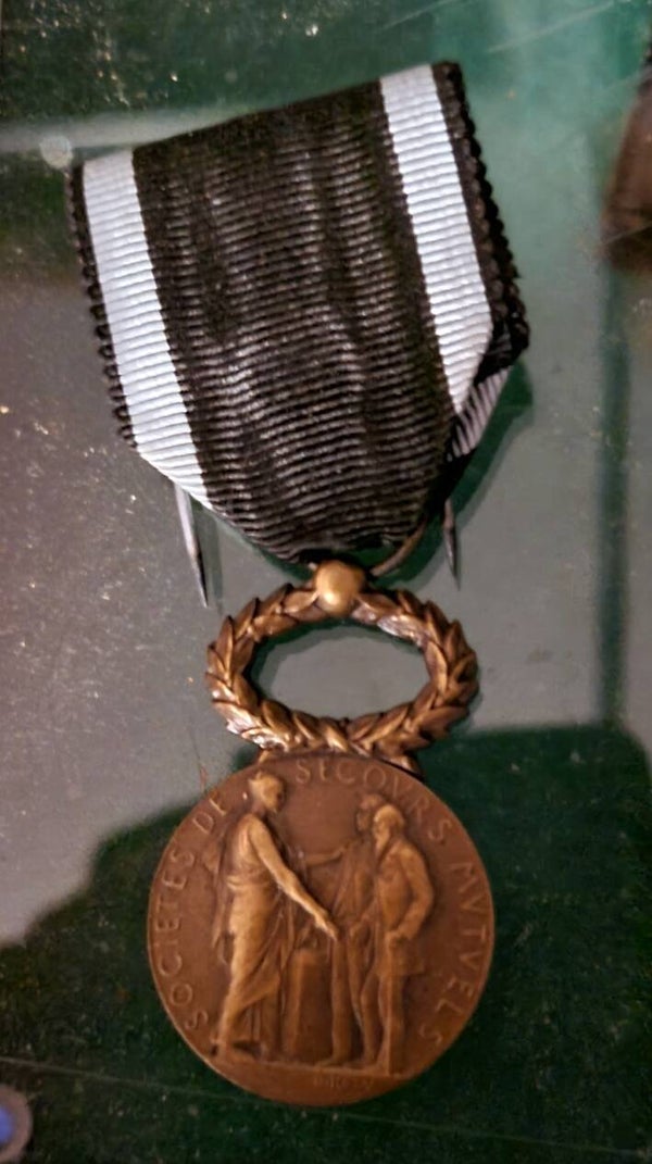 Médaille "sociétés de secours mutuels" en bronze