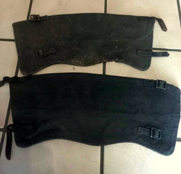 paire guêtres pattern 37 blancoté RAF anglais ww2 1941