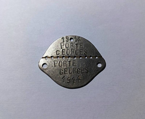 plaque d'identité caporal 78éme Régiment d'infanterie ww1