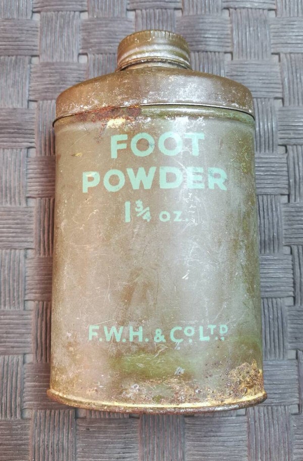 Boite de poudre pour pied anglais dotation ww2