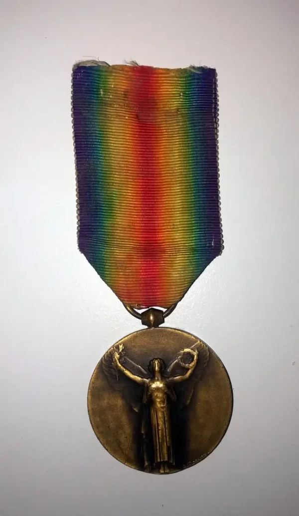 médaille française interalliée de la victoire 14/18 ww1