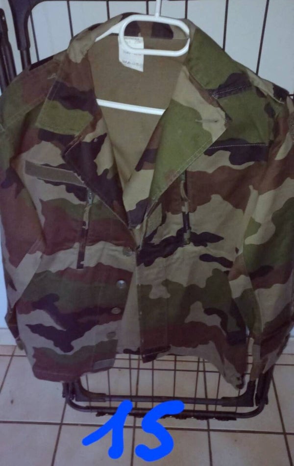 Veste de treillis CAM CE armée française taille 104M N°15