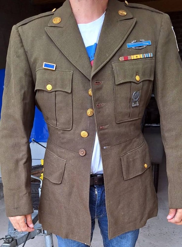 veste officier US ww2 patché 1942
