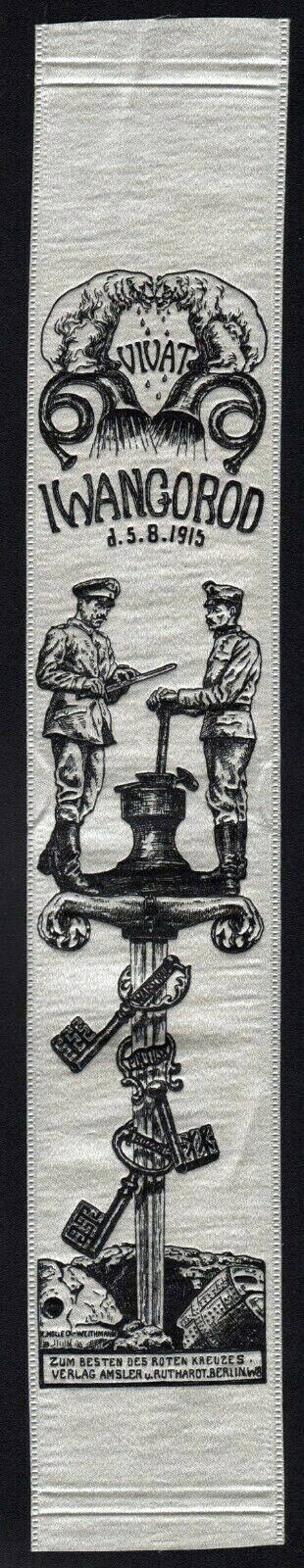"VIVATBAND" patriotique allemande front de l'est Aout 1915