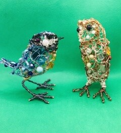 3D Blue Tit and Owl