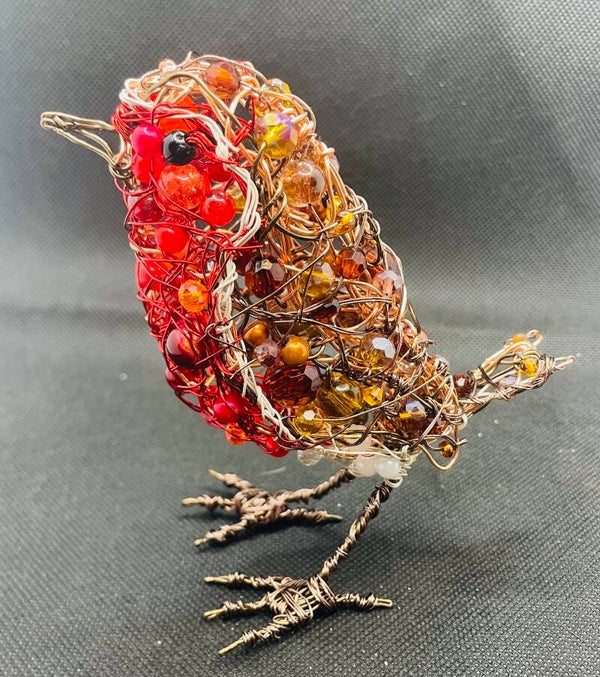 Large Robin sculpture