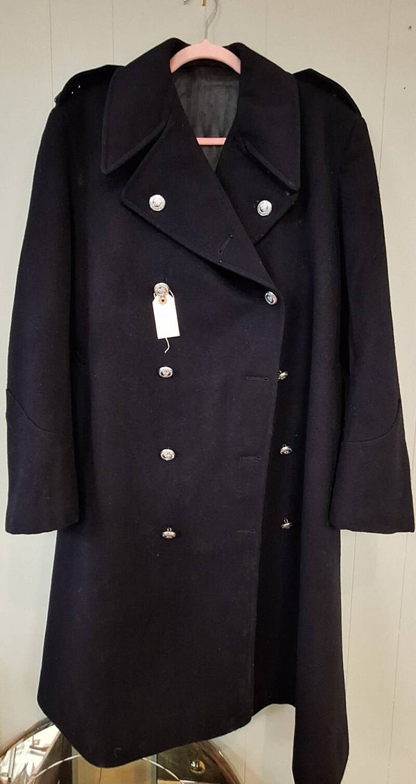 Vintage Lancashire police heavy overcoat