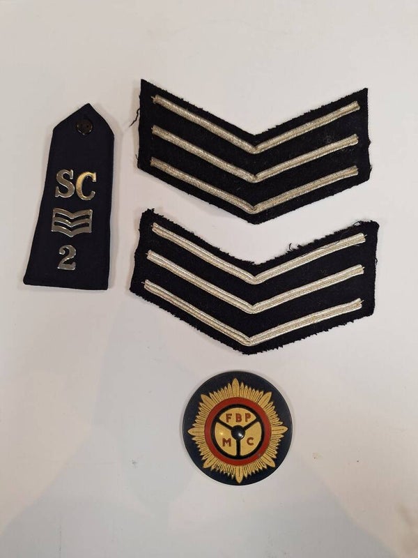 Federation of British police motorcycle club badge etc