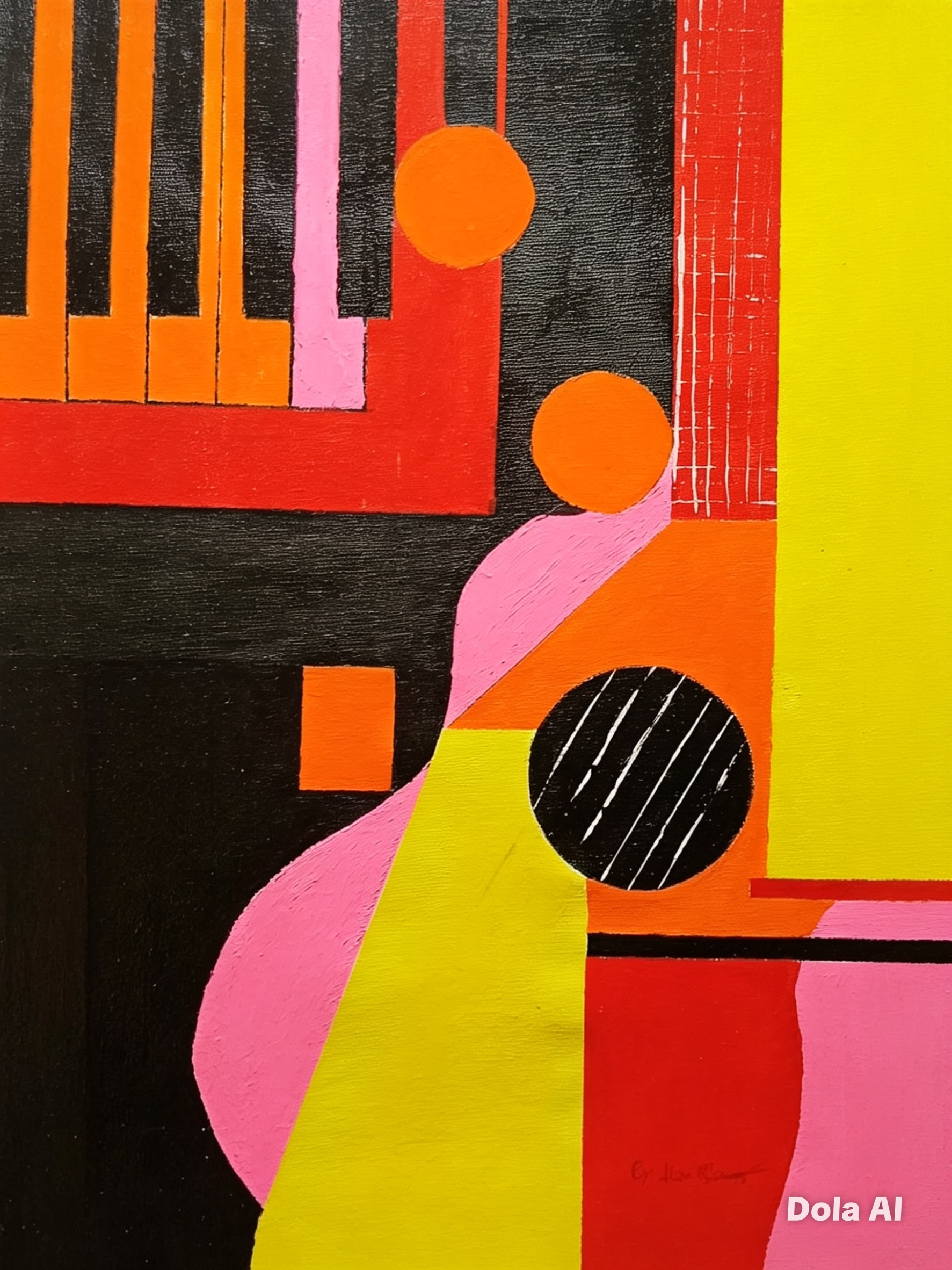 Abstract arrangement by Alex Shearer art