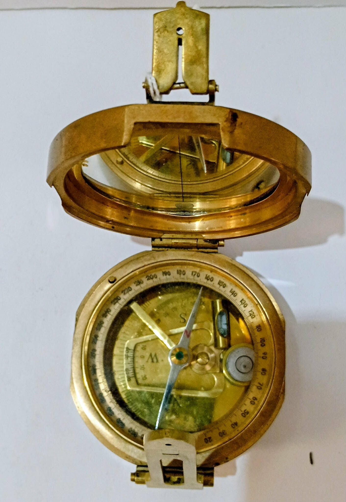 Nautical marching compass