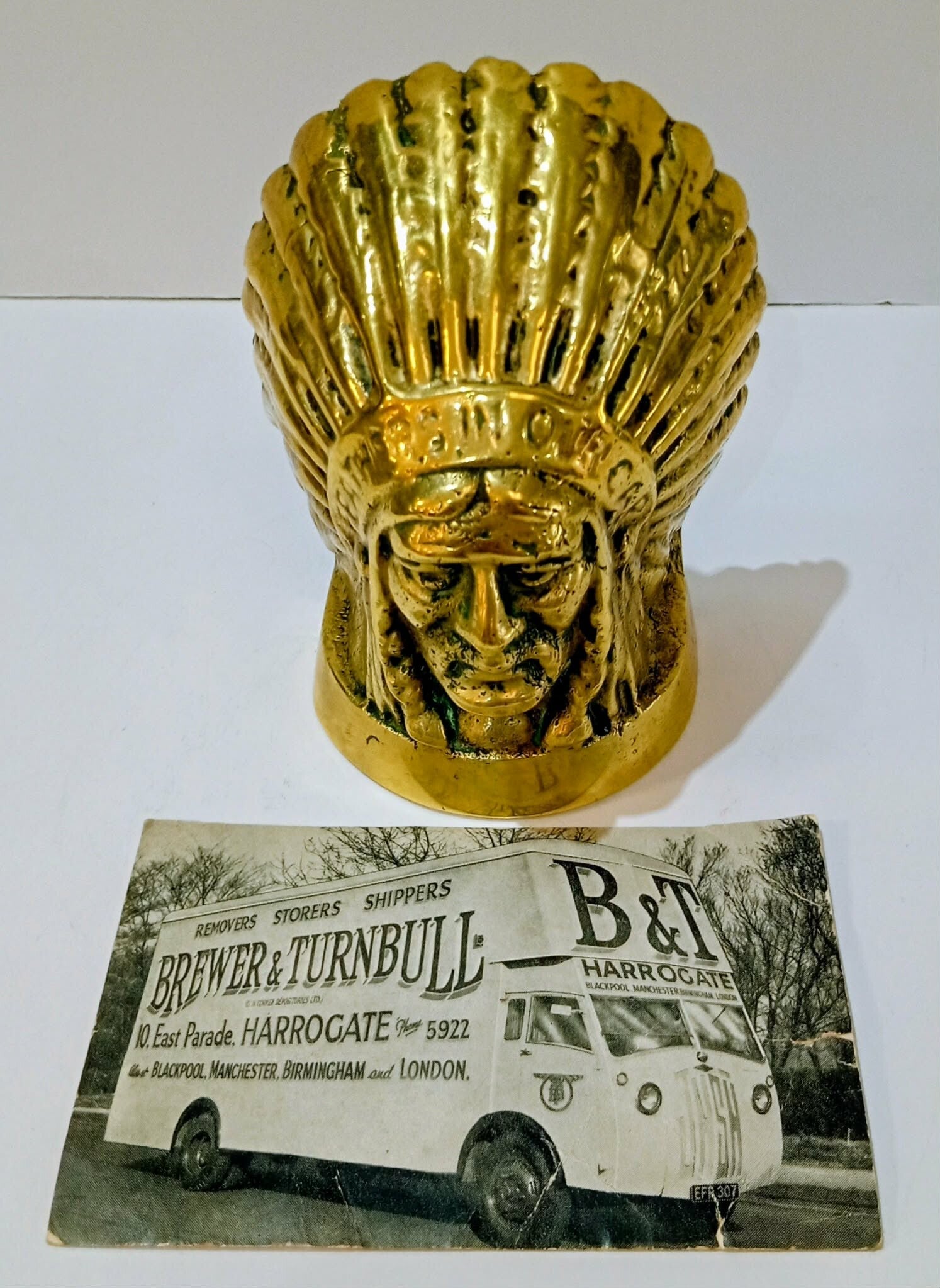 Guy motors brass mascot