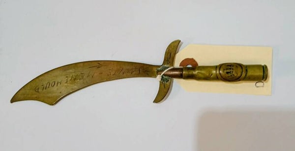 Trench art letter opener