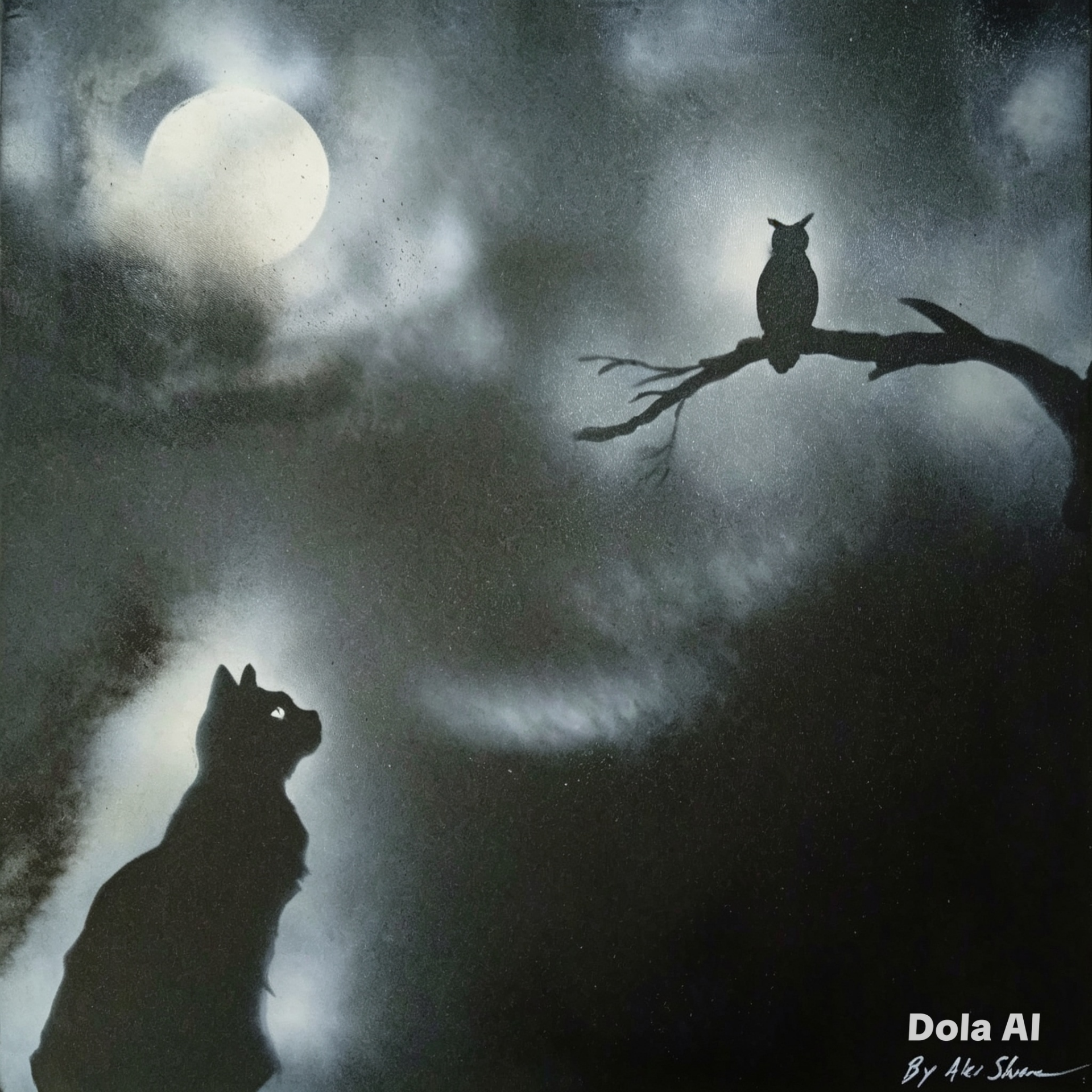 Midnight watchers by Alex Shearer art