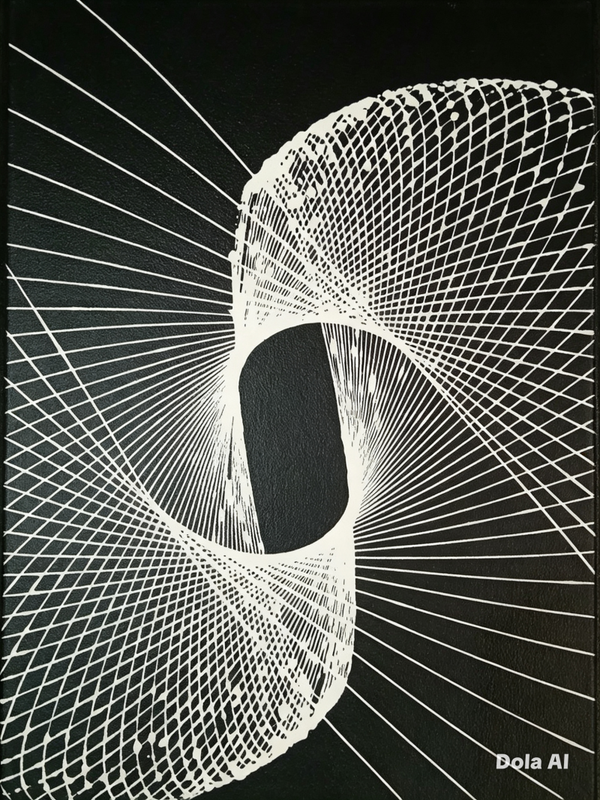 Monochrome mesh by Alex Shearer art