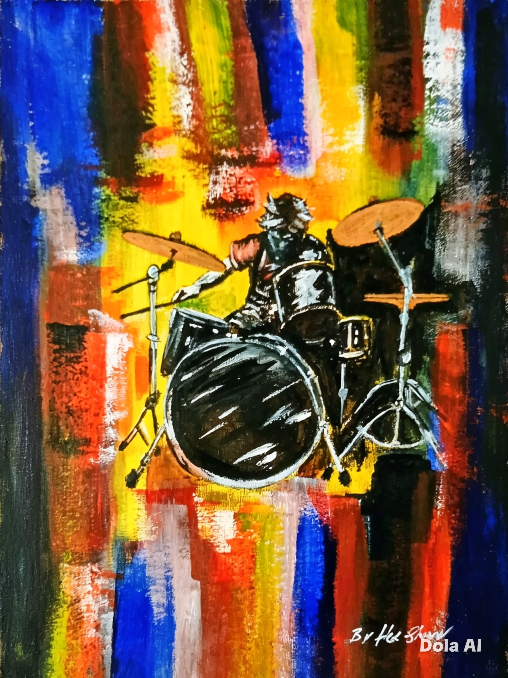 The backbeat by Alex Shearer art