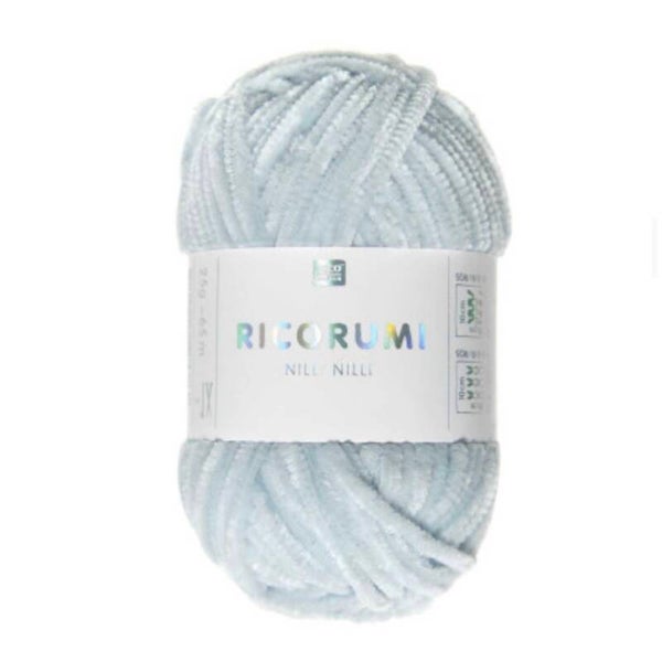 Fil chenille RICORUMI NILLI NILLI Bleu clair