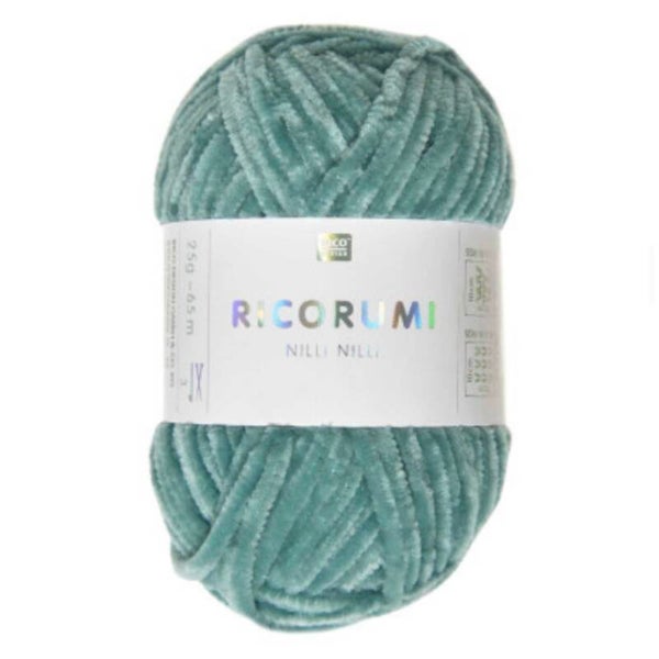 Fil chenille RICORUMI NILLI NILLI Vert 25g