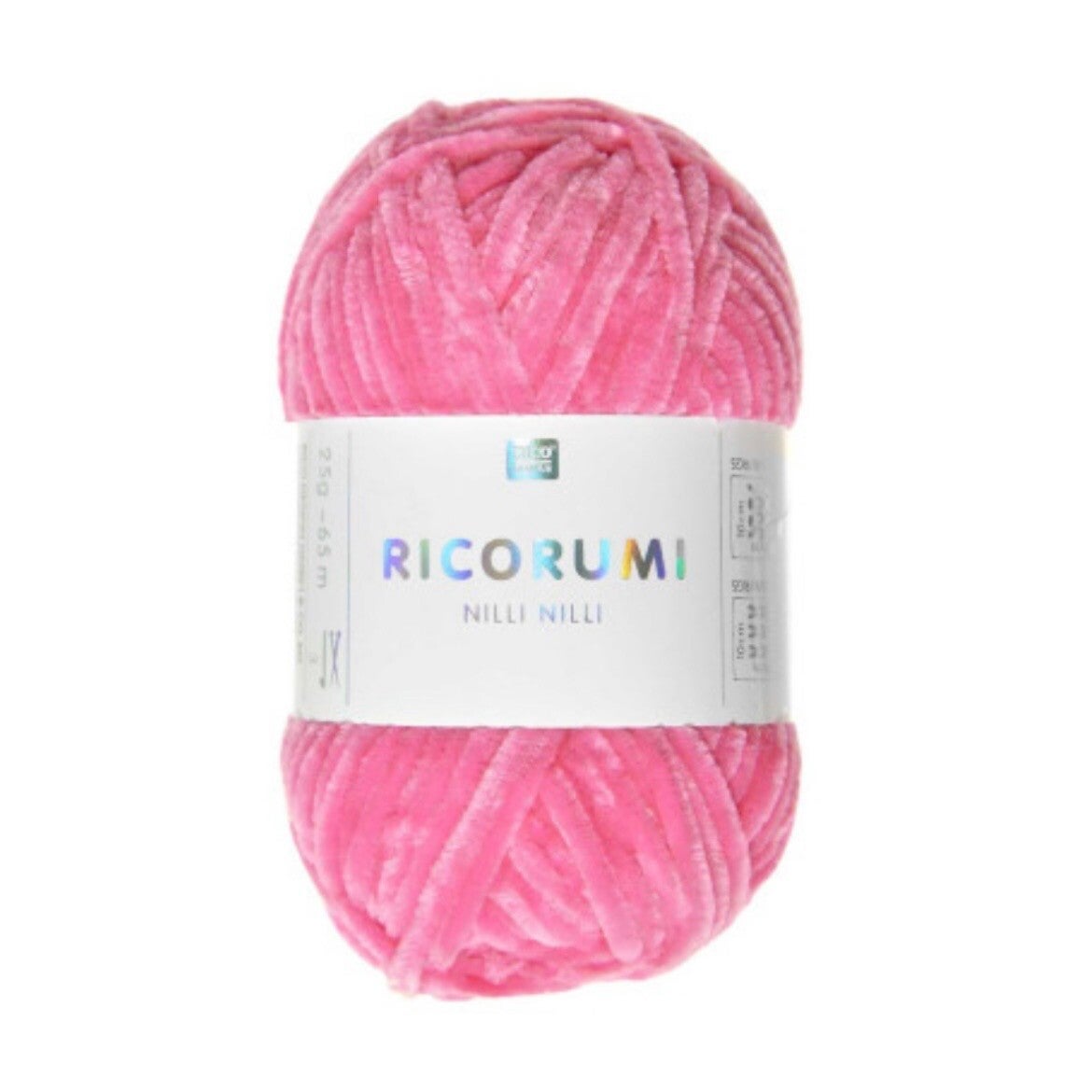 Fil chenille RICORUMI NILLI NILLI rose  25g