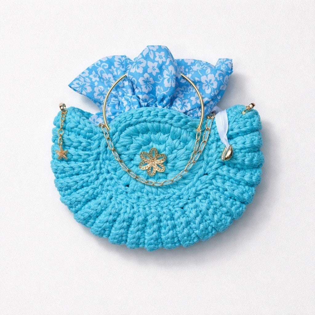 Sac à main PUPU TARATONI turquoise