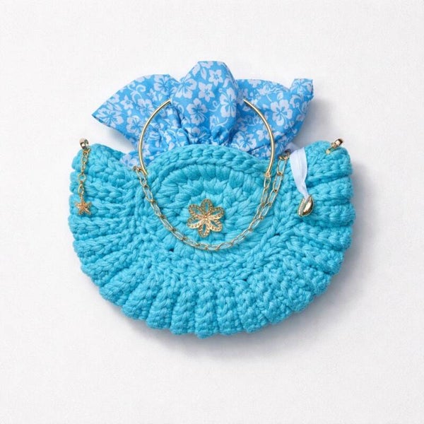 Sac à main PUPU TARATONI turquoise