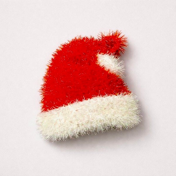 Éponge Tawashi, bonnet du père Noël 🎅