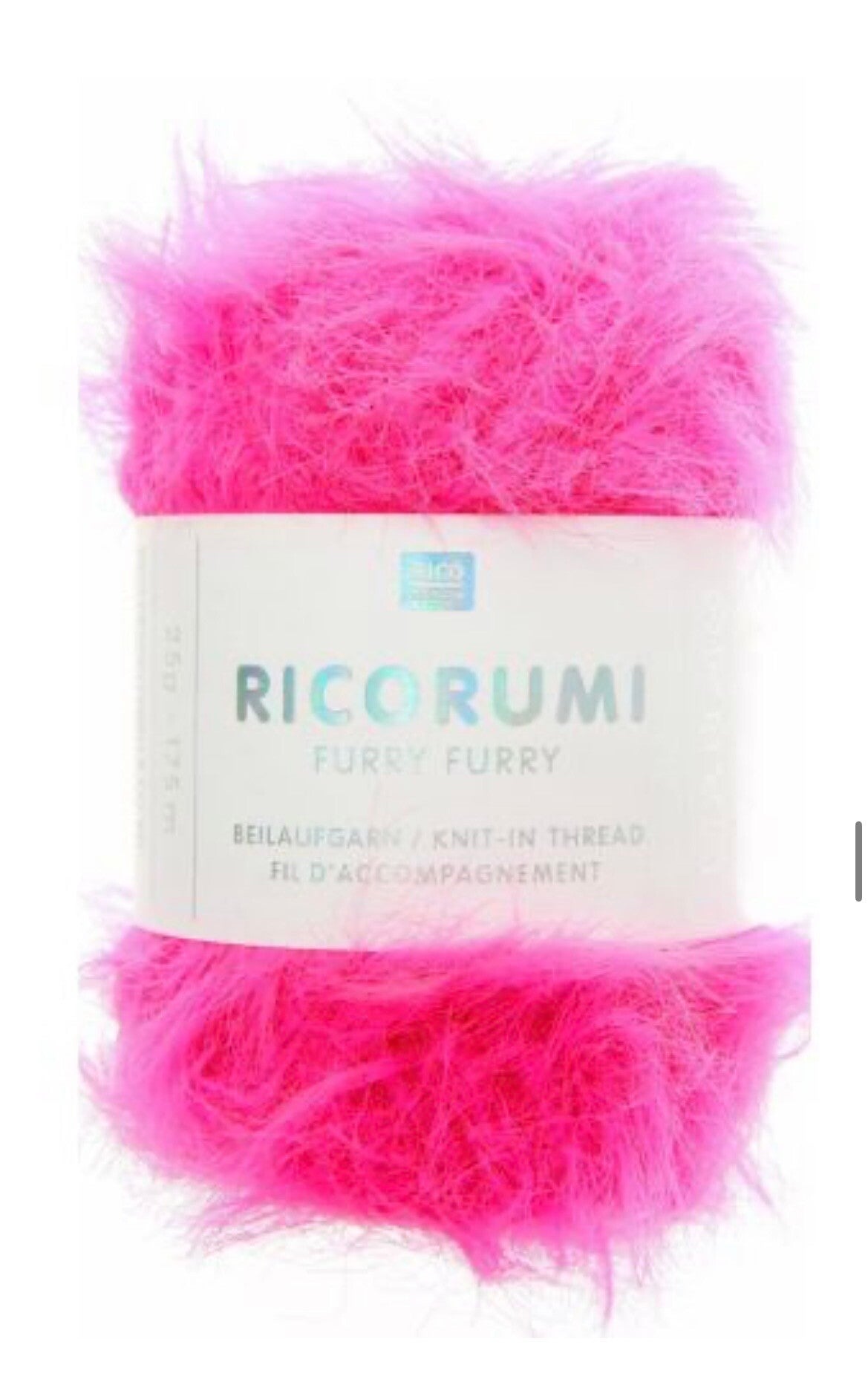 Fil Ricorumi Furry Furry rose fluo
