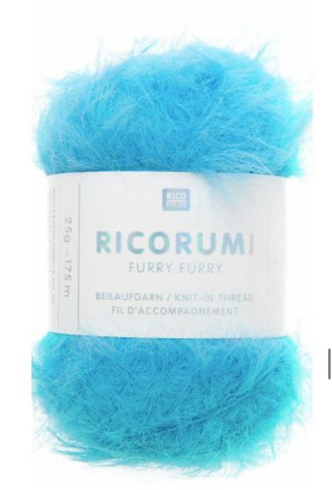 Fil Ricorumi FURRY FURRY bleu fluo