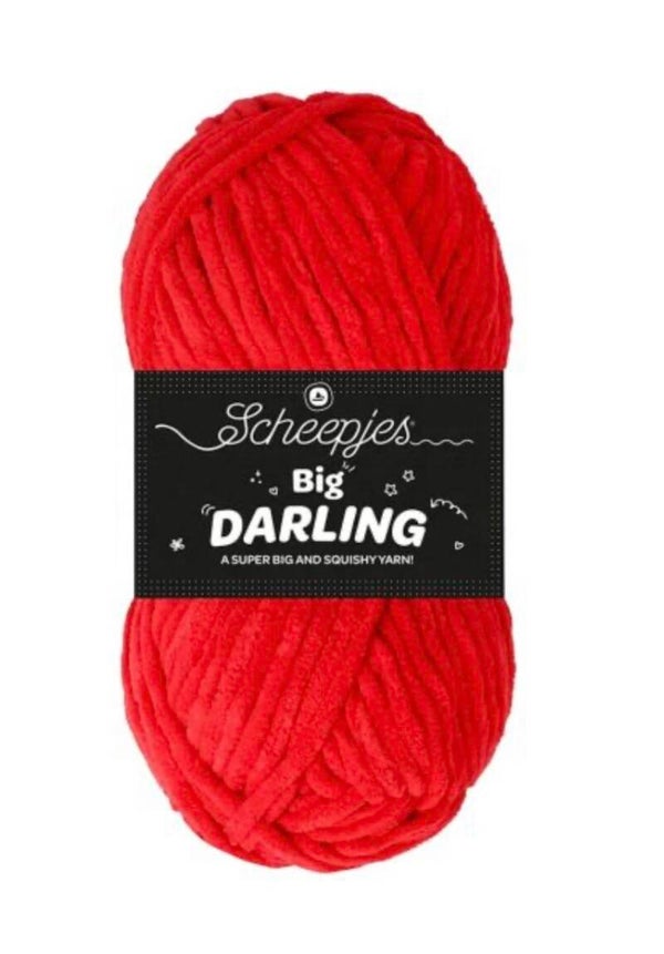 Fil chenille Big Darling Cherry