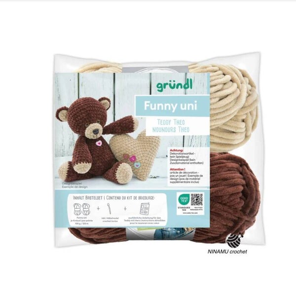 Kit crochet - nounours YIN
