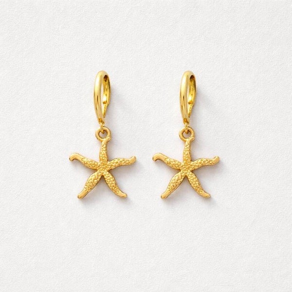 Boucles d’oreilles étoile de mer