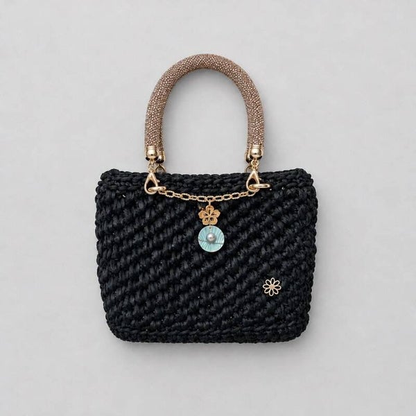 Sac NINAMU EXCEPTION HIBISCUS noir