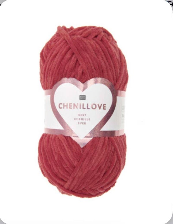 Fil CHENILLOVE RICO DESIGN Rouge vin