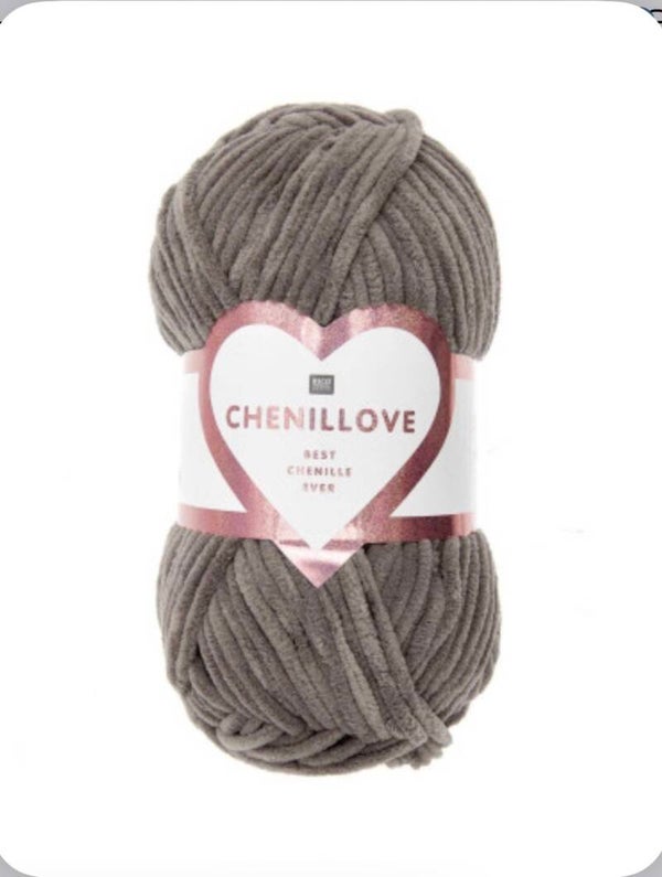 Fil CHENILLOVE RICO DESIGN Marron brun
