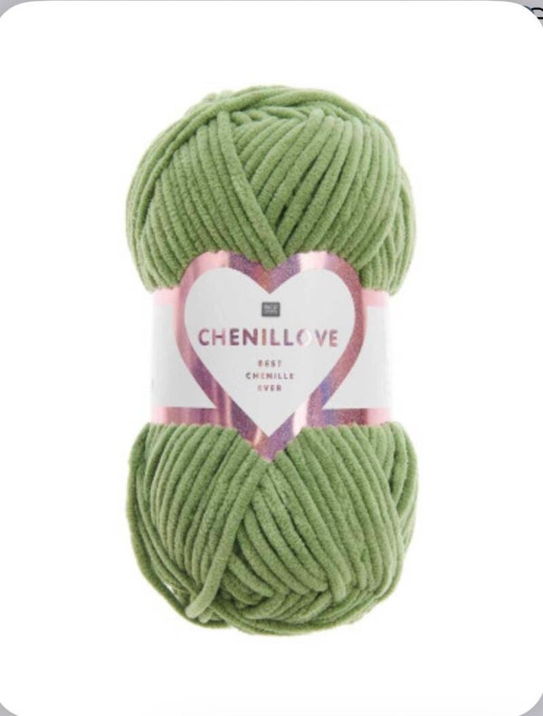 Fil CHENILLOVE RICO DESIGN Vert