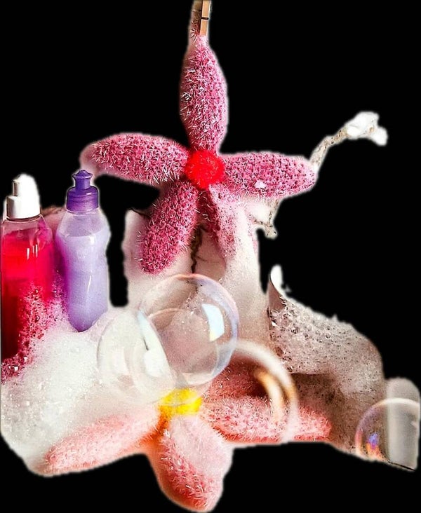 TUTO Petite éponge fleur