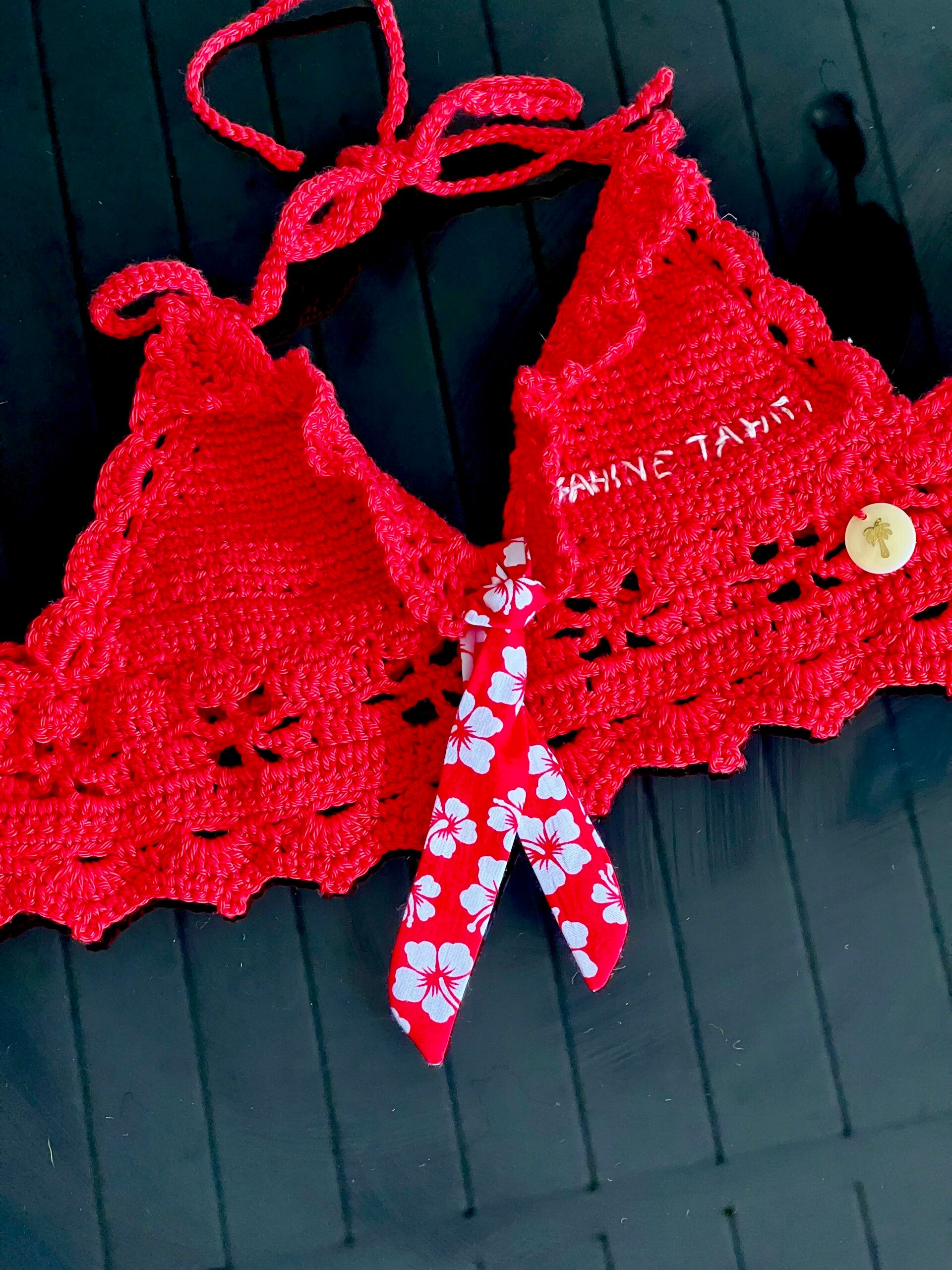 Top rouge Vahiné Tahiti