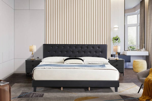 SS8137 Black Bed