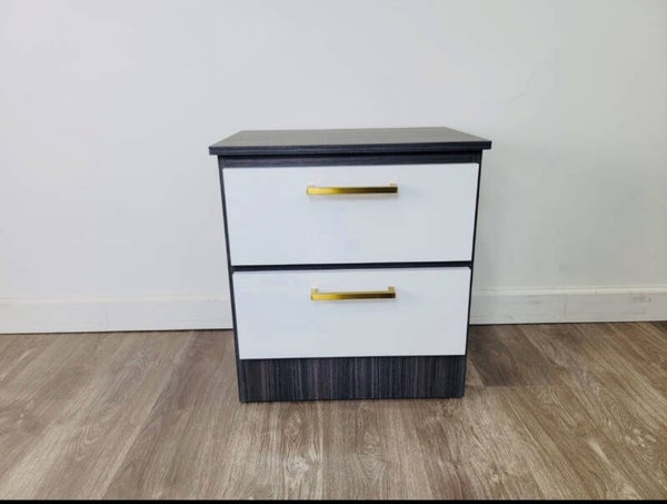 N/S Miami Charcoal + Glossy White Gold